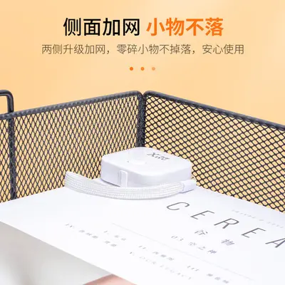 Desktop File Holder Storage Rack Document Rack Shelf Organizer Multi-Tier File Tray File Frame Office Iron File Rack