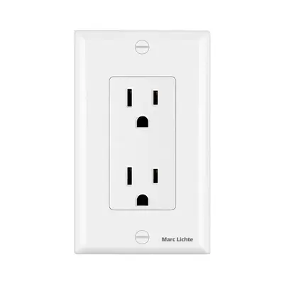 UL Certified US GFCI Wall Outlet with Switch, 15A/20A, USB - 5