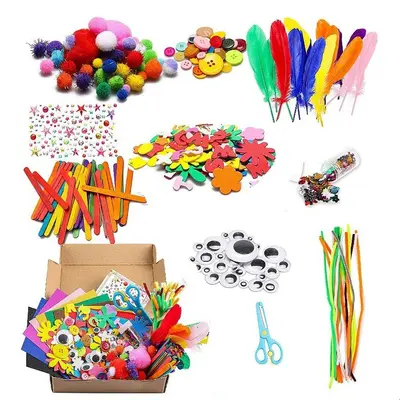 Early Education Children's Handcraft Material Set, Creative DIY Toy - 5