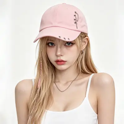 Çapraz Sınır Yeni Model Kadın Dört Mevsim Günlük Ördek Gagalı Şapka Hip-Hop Tatlı Cool Çok Amaçlı Beyzbol Şapkası Spor Gölgelendirme Güneş Koruması Şapkası - 2