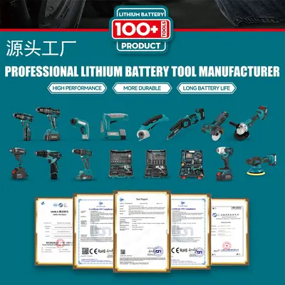 21V cordless lithium drill with electric screwdriver kit