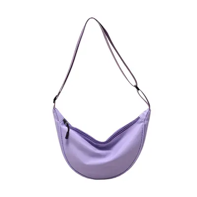 Kadınlar için naylon crossbody çanta 2024 yeni moda hamur tatlısı çanta hafif spor tarzı küçük omuz çantası koltuk altı omuz çantası Çantalar