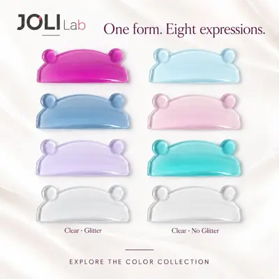 Glue-Free Self-Adhesive Eyelash Lift Silicone Pads, Bear Head Design