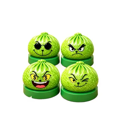 Noel Grinch Yapı Blokları Hamur Topu Stres Oyuncağı, Gizli Model Kör Kutu - 6