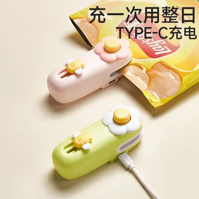 Gardenia Mini Hand-Press Bag Sealer for Plastic Bags