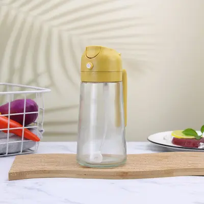 Glas-Ölsprühflasche, 2-in-1 tragbarer Spender - 8