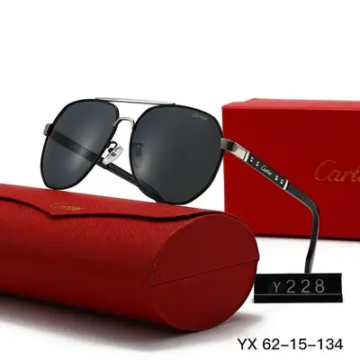 Metal Polarized Sunglasses, Large Frame, European and American Fashion - 7