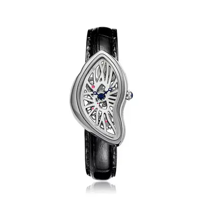 Neue Herrenuhren asymmetrisch modische vielseitige Damen-Vintage-Armbanduhr hohe Qualität leichte Luxus Nische Grenzüberschreitende Quarzuhr