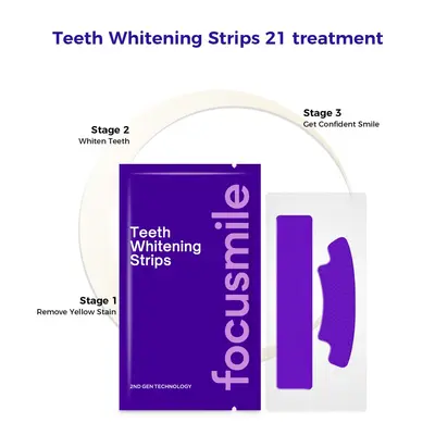 Whitening Strips diş bandı, büyük kutu, v34 renk düzeltici, mor - 4