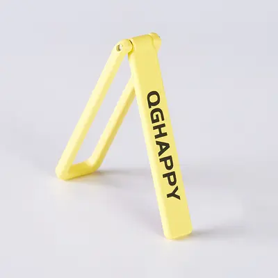QGHAPPY unsichtbare Rückklebeetiketten-Halterung, klappbar, Metallausführung, selbstklebend, tragbarer Ring, magnetische Schnalle, kabellos aufladbar, ultradünner Ständer - 13