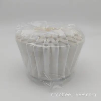 21g Hand-Drip Coffee Filter Paper, Bowl-Shaped Wave Pattern, Folding