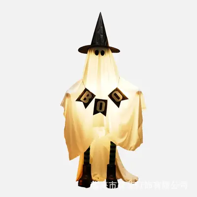 Halloween Glowing Ghost Lamp Ornament for Bar Decoration