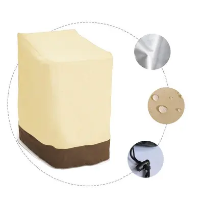 Stackable Waterproof Chair Cover, Indoor and Outdoor Dust Protection - 2
