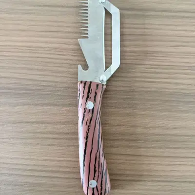 Multifunktionales Küchenwerkzeug - Zwiebelhacker, Schneidehobel und Flaschenöffner in einem, scharfer Gemüseschäler und Obstschäler 3-in-1 für den Hausgebrauch - 7