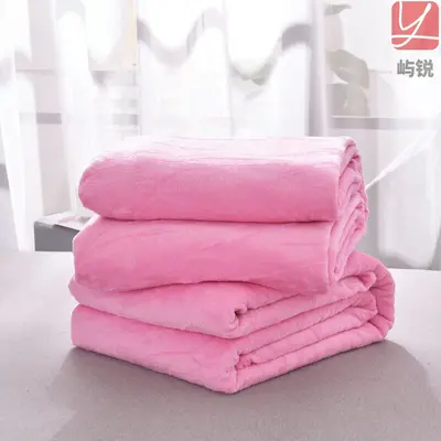 Coral Fleece Blanket, Four-Season, Single Thin Style - 12