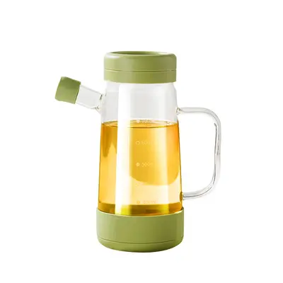 Soy Sauce and Vinegar Pouring Bottle Kitchen Home Use Seasoning Dispensing Bottle Oil Bottle Light Soy Sauce Cooking Wine Vinegar Bottle Pot Oil Container Oil Pot Set - 6