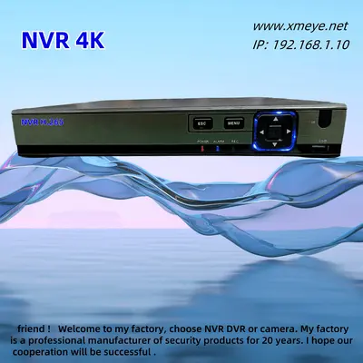 NVR ağ video kaydedici XMeye fabrikası çeşitli POE Avrupa ve Amerika ihracat izleme sunucusu 9 kanal 36 kanal tam seri 4K yüksek çözünürlüklü