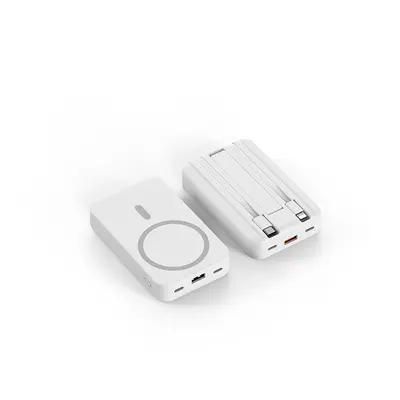 Grenzüberschreitende 3C-zertifizierte magnetische Schnell-Powerbank 20000 mAh mit integriertem Kabel und Ständer, Mobile Power mit anpassbarem Logo - 8