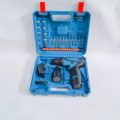Außenhandelsmodell 12V wiederaufladbarer Bohrer Lithium-Batterie multifunktionaler elektrischer Bohrset Zubehör multifunktionaler Schraubendreher elektrischer Schraubendreher - 7
