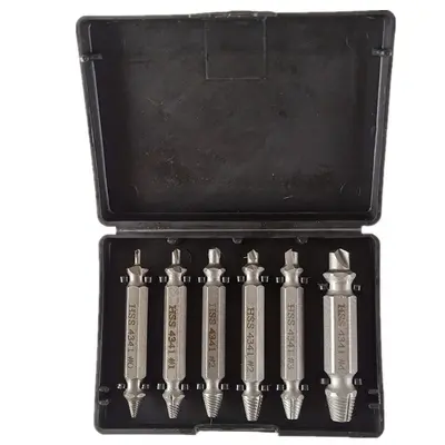 S2 Double-Head Screw Extractor 4-Piece Set for Stripped Screws - 11