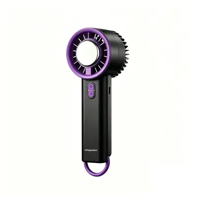 Portable Handheld Desktop Mini Fan with Semiconductor Cooling, Rechargeable - 9