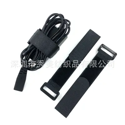 Buckle Hook-and-Loop Strap Non-Elastic Bicycle Cable Organizer - 9