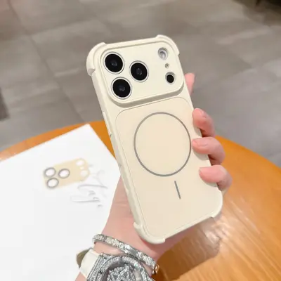 iPhone 17 Pro Max Hülle mit großem Sichtfenster, vier Ecken Airbag