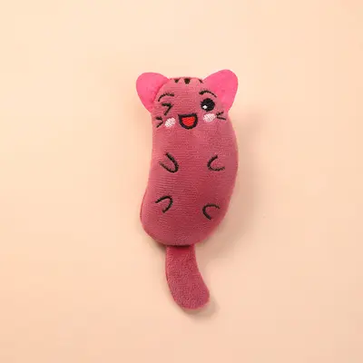 Plush cat toy with catnip and tailed design - 7