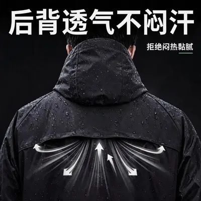 摩托车雨衣雨裤PVC全身成人骑手骑行分体套装跨境热销批发 - 3