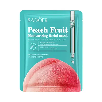 SADOER Aloe Vera Feuchtigkeitsspendendende und beruhigende Fruchtextrakt-Gesichtsmaske (Englisch) Grenzüberschreitender Handel - 8