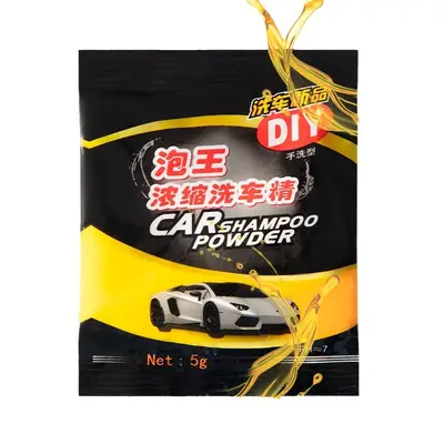 Concentrated Car Wash Shampoo with Polishing Foam Powder and Crystal Wax