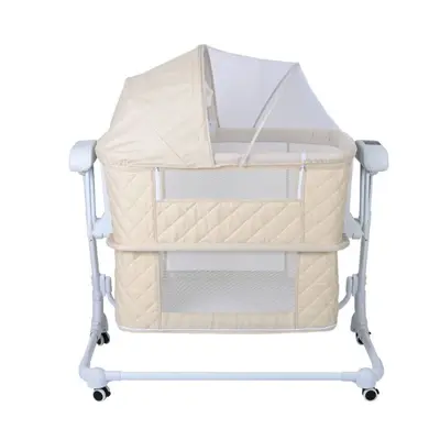 Foldable Rocking Baby Crib Multifunctional Electric Newborn Bed - 10