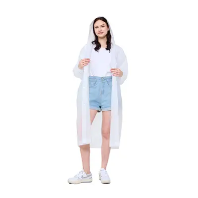 EVA raincoat, adult heavy-duty, portable, full-body protection