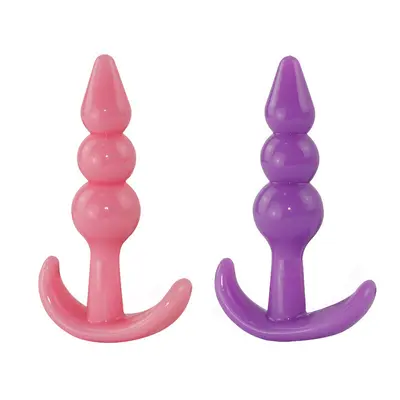 Unisex Anal Plug and Anal Beads Masturbation Device - 7