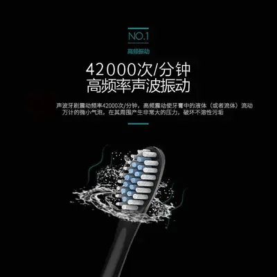 Soft Bristle Rechargeable Sonic Electric Toothbrush with Water Flosser - 4