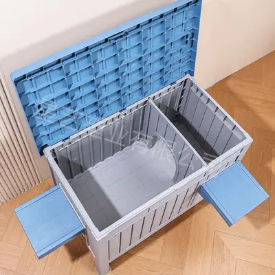 Large Insulated Outdoor Cat House, Rain and Sun Protection