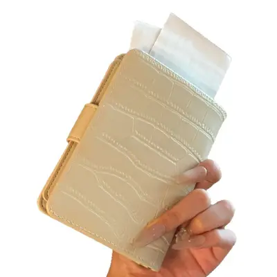 Korean Style Instagram Popular Multi-functional Passport Holder Leather Travel Passport Bag Crocodile Pattern Bank Card ID Document Organizer Pouch