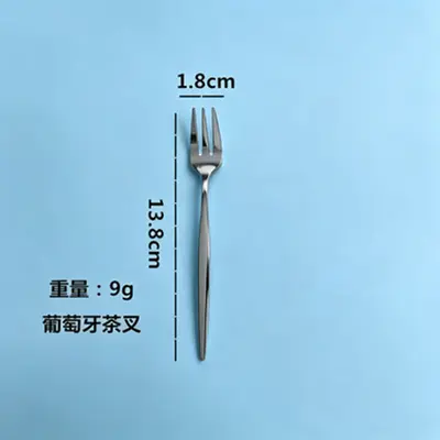 410 Stainless Steel Portuguese-Style Cutlery Set for Home and Hotel - 8