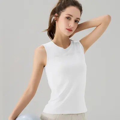 Women's Summer Yoga Tank Top, Pilates and Running Training Wear - 8