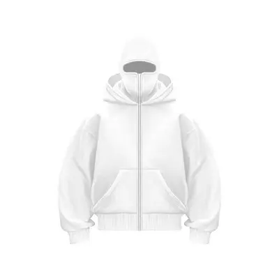 Sınır Ötesi İlkbahar Sonbahar Sezon Yeni Model Benzersiz Tasarım Çift Katmanlı Kapüşonlu Fermuar Sweatshirt Mont Bol Kesim Sokak Tarzı Erkek Kadın Çift Modeli - 7