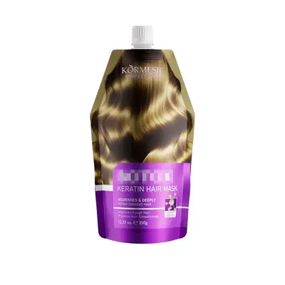 KORMESIC keratin tam İngilizce şampuan şampuan saç maskesi serisi pürüzsüz saç bakımı üreticisi toptan satış - 11
