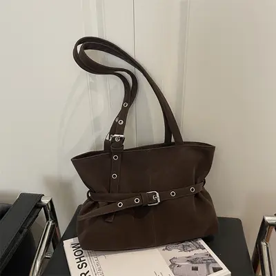 Women's Motorcycle-Style Underarm Bag Niche Design 2026 - 7
