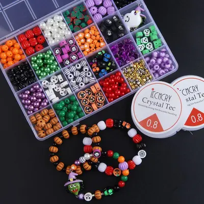 Halloween Halloween gift decorative beads acrylic jewelry bracelet decorative acrylic loose beads