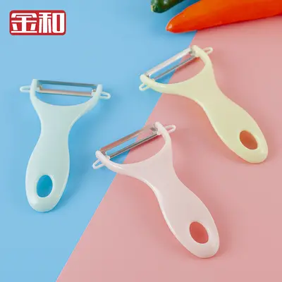 Toptan stokta soyacak bıçağı 420 paslanmaz çelik soyucu meyve kavun kazıyıcı soyacak bıçağı meyve soyacağı rende