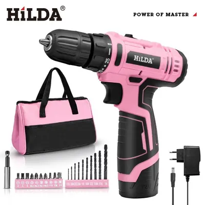12V cordless electric drill screwdriver kit - 8
