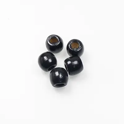 Maple Wood Large Hole Loose Beads for DIY Handmade Jewelry