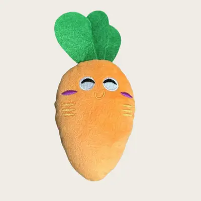 Squeaky Chew-Resistant Plush Dog Toy for Teething and Chewing - 7
