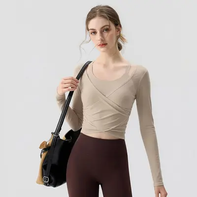 Women's Yoga and Pilates Set with Mesh Cover-Up, 2026 - 7