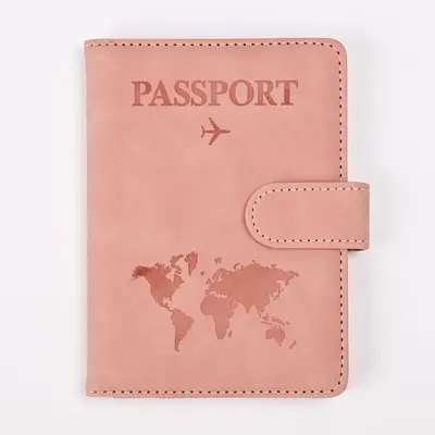 RFID-Blocking PU Passport Cover, Color-Changing, Multifunctional
