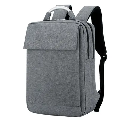 Kore Tarzı Sade Laptop Sırt Çantası İş ve Öğrenci Kullanımı - 7